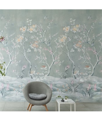 Manohari Grasscloth Blossom Wallpaper pas cheres