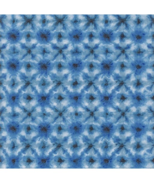 Shibori-Kobalt-Tapete Fin de série