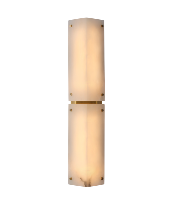 Clayton Wandleuchte 25" Alabaster Messing l'achat 