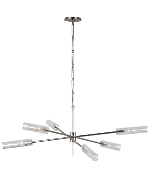 Casoria XL Nickel-Kronleuchter pas cher chine