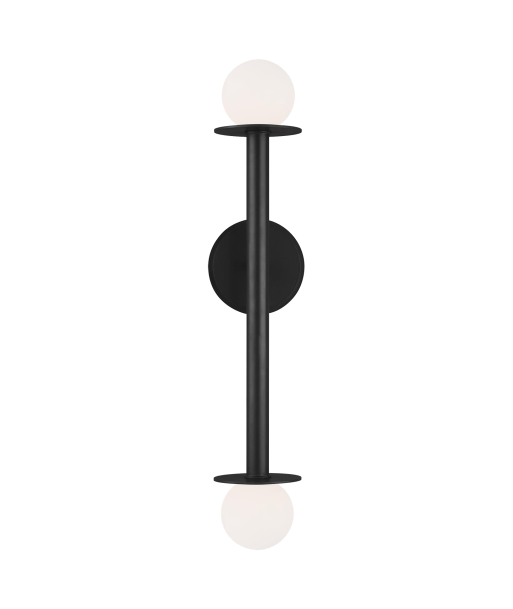 Nodes Doppelwandleuchte Schwarz-Weiß-Glas 50-70% off 